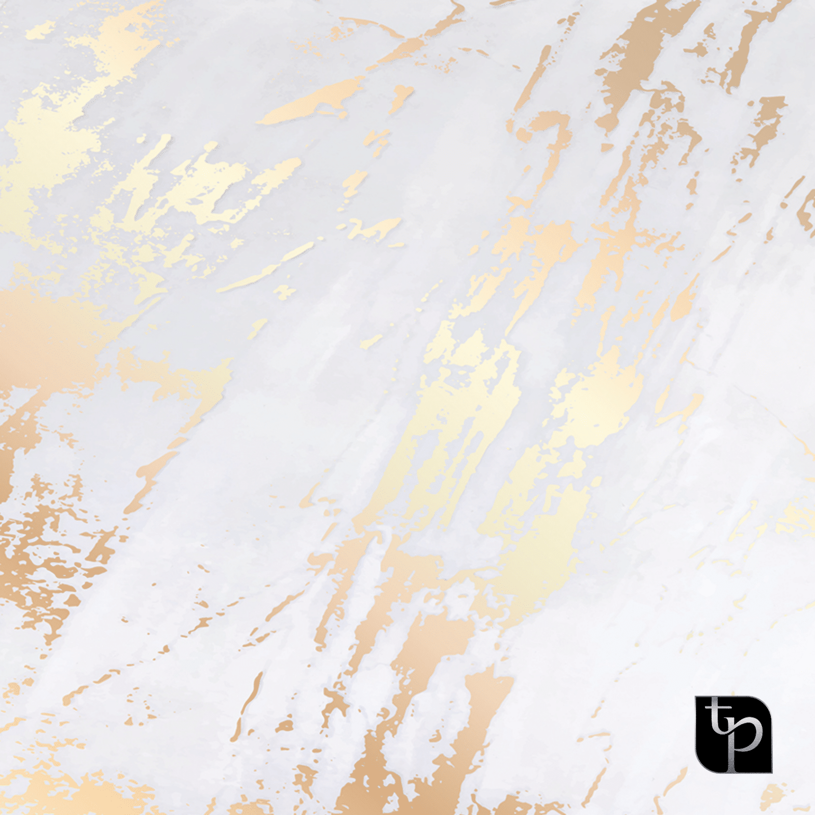 Textured backdrop featuring a blend of white and gold tones, ideal for enhancing photography settings, with The Phototique logo in the bottom right corner.