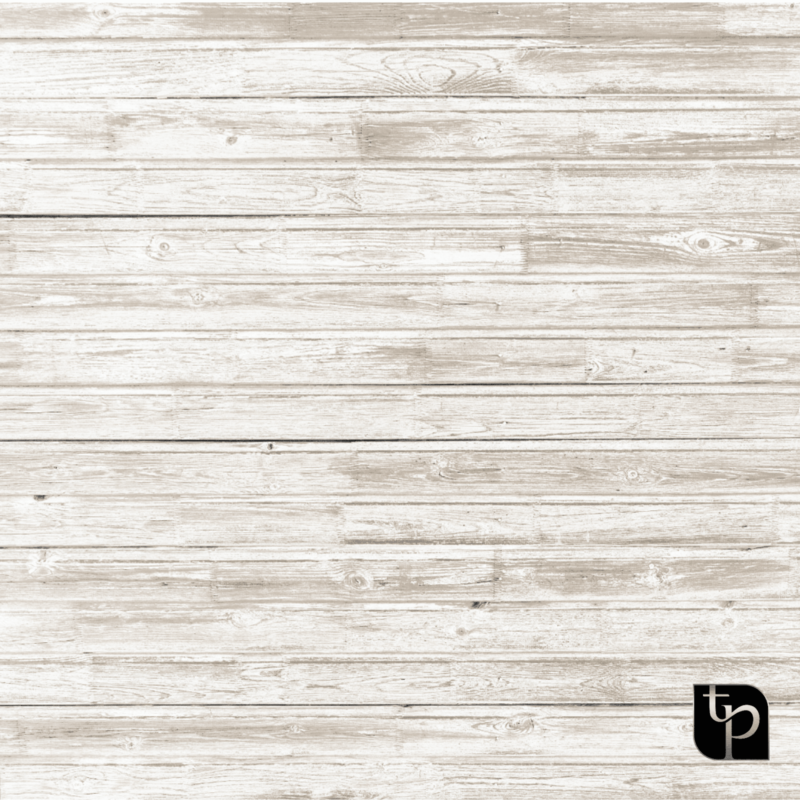 Light wooden backdrop with a weathered texture, featuring subtle grain patterns, ideal for enhancing photography settings, branded with The Phototique logo.