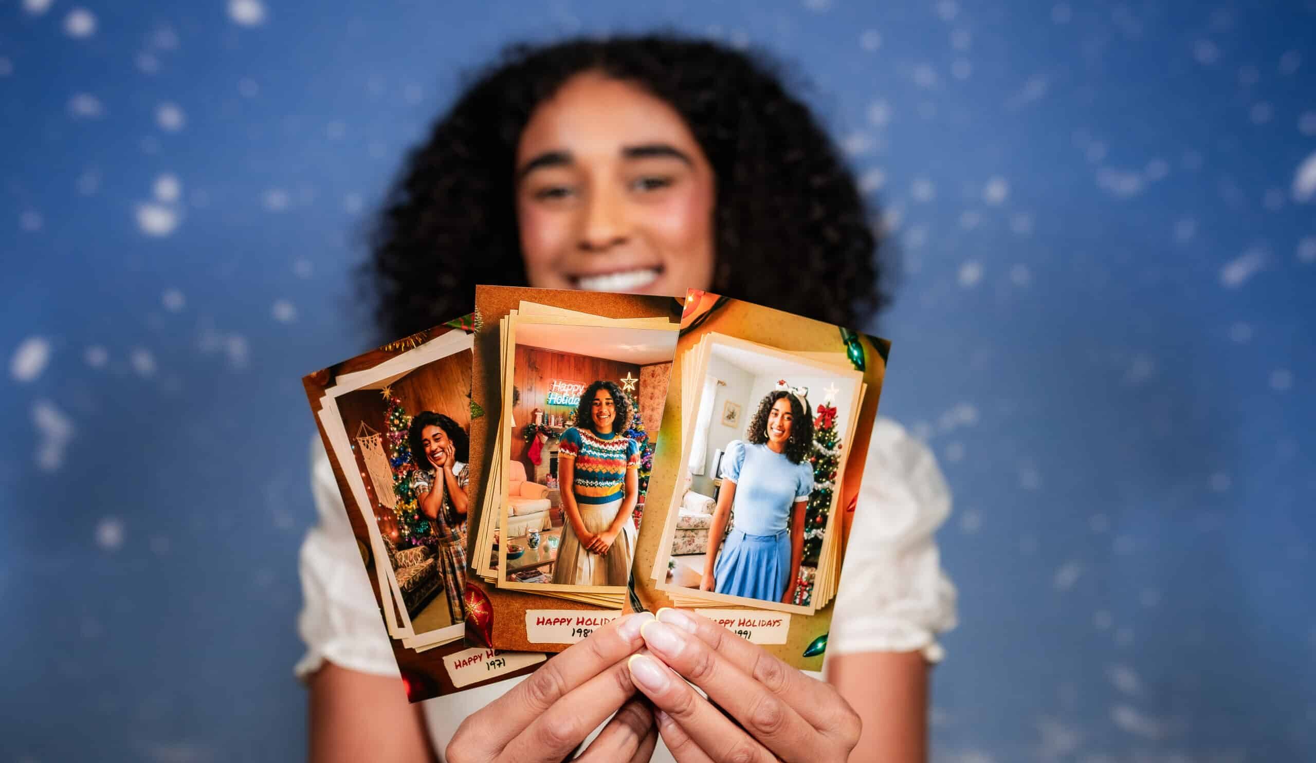 AI Nostalgic photo booth with vintage-inspired filters