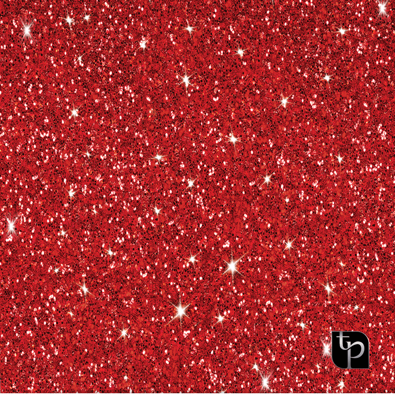 Red glitter backdrop with sparkling accents, ideal for festive photo shoots and enhancing visual appeal, representing The Phototique's diverse backdrop options.