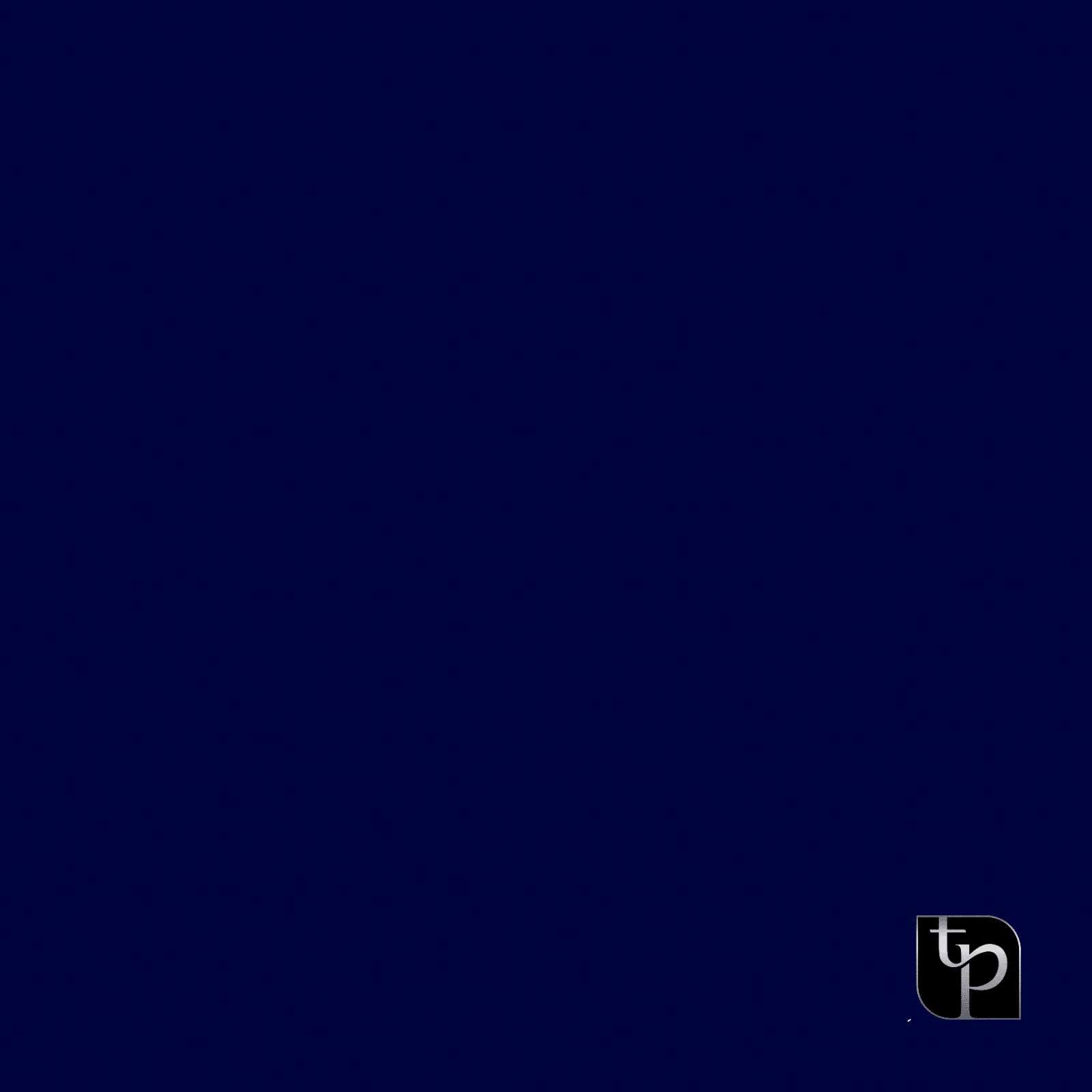 Solid navy blue backdrop featuring The Phototique logo, ideal for enhancing photography settings.