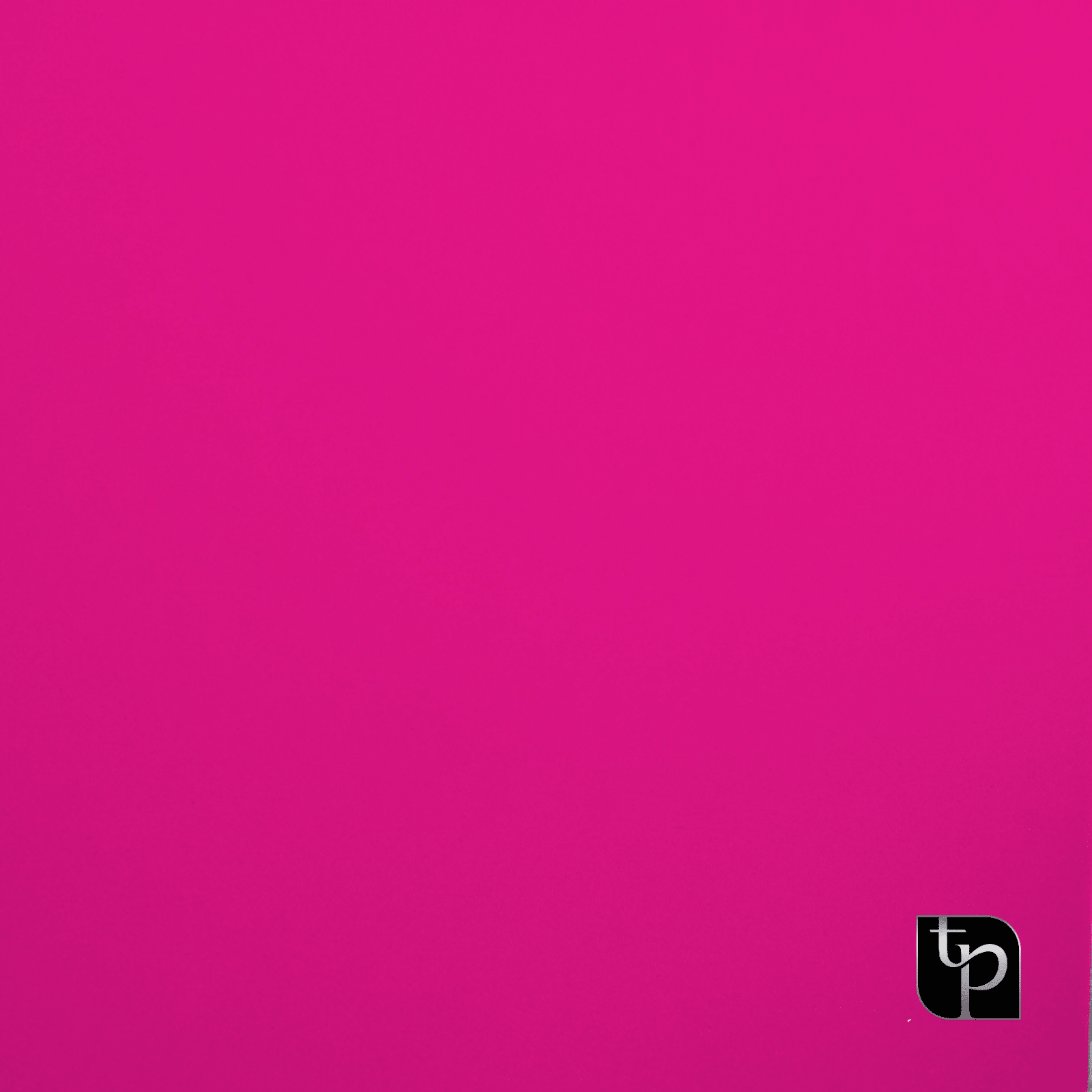 Bright pink photographic backdrop with logo of The Phototique, ideal for enhancing photo shoot aesthetics.