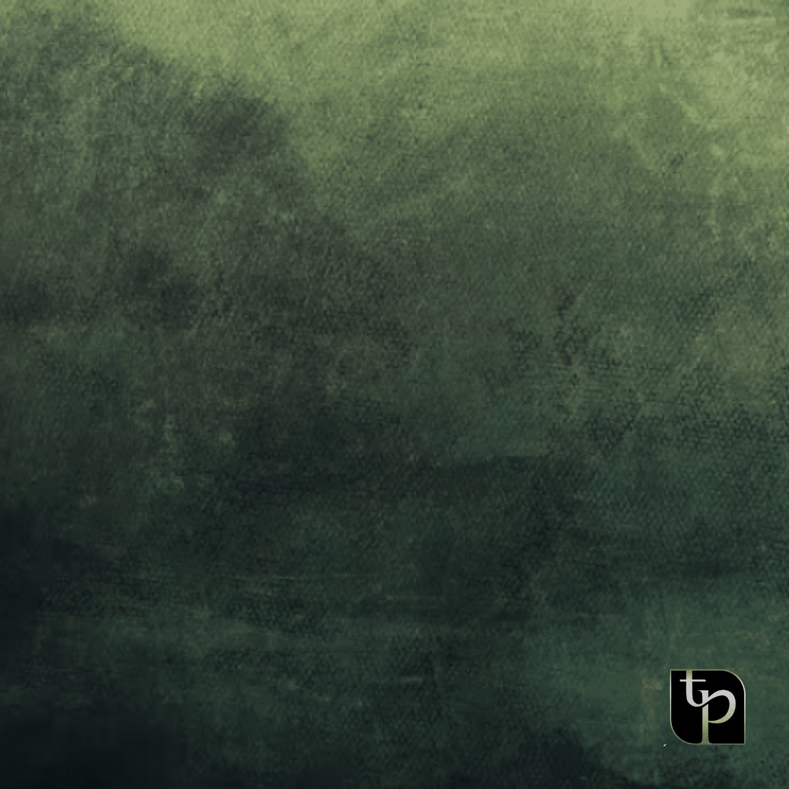Dark green textured backdrop with gradient and The Phototique logo, ideal for enhancing photography settings.