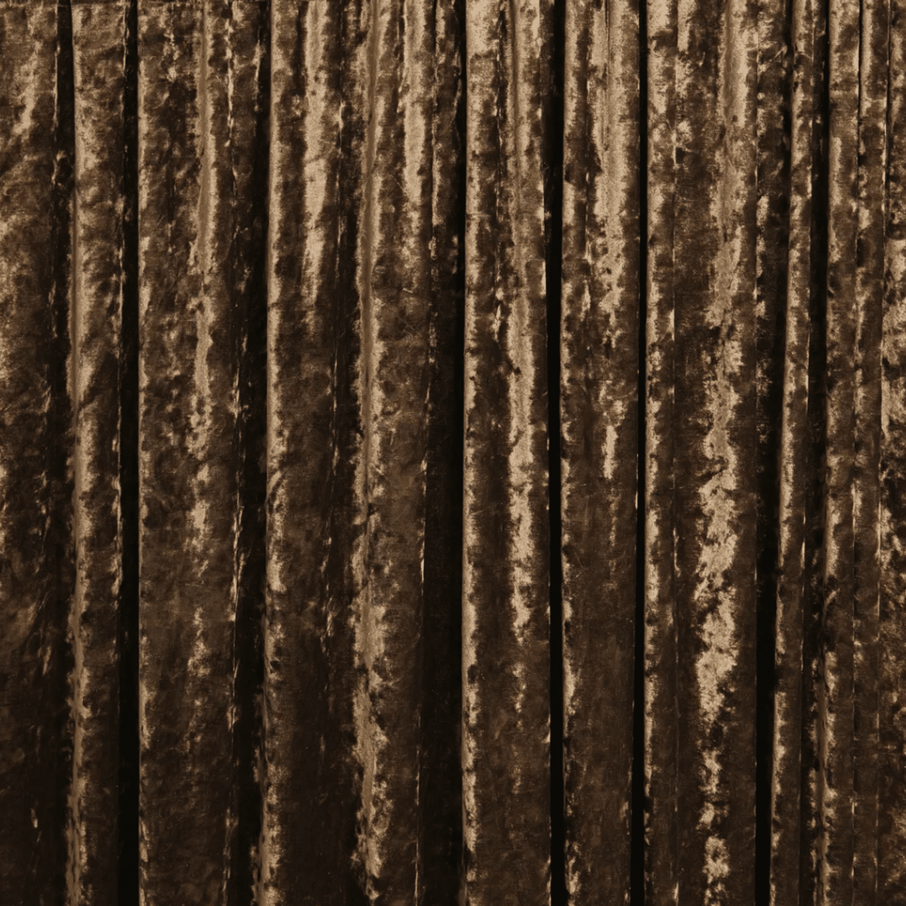 Brown velvet backdrop with vertical folds, suitable for enhancing photo shoot settings.
