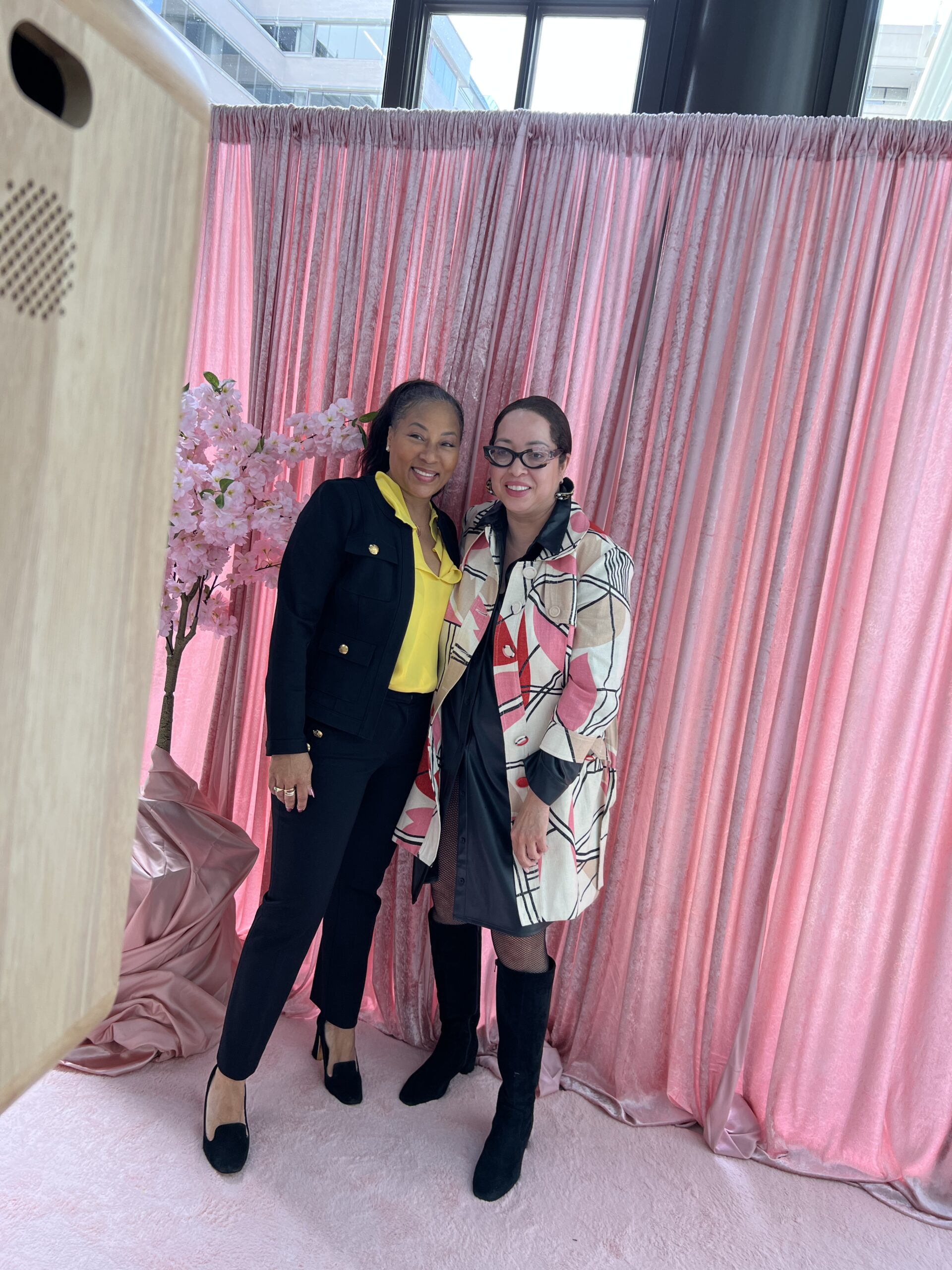 Luxury portrait studio activation at the DC Chamber of Commerce Women's Leadership Luncheon in Washington DC"