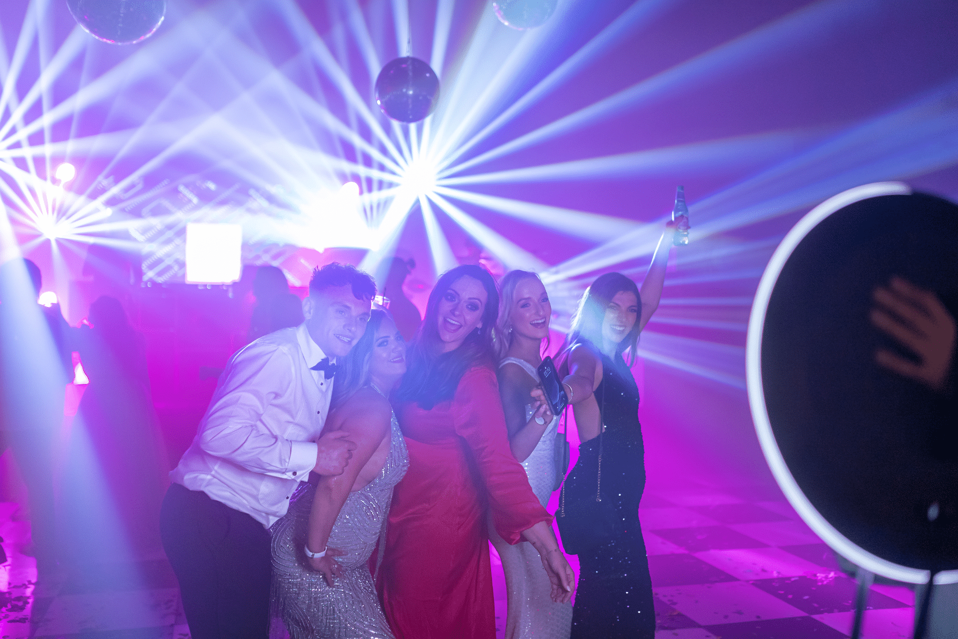 Washington DC PHoto booth Gala with women positng and having fun