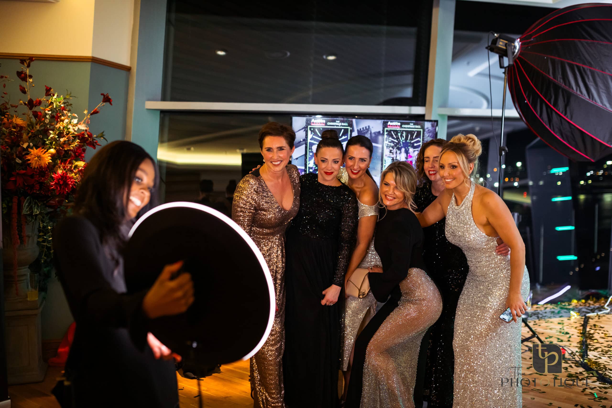 Roamer booth roaming the gala in washington dc as guest pose